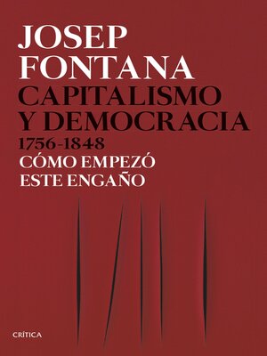 cover image of Capitalismo y democracia 1756-1848